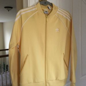 Adidas yellow track jacket